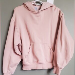 TNA Cozy Pink Fleece Hoodie Size 1 (small) Pink Women's Hoodie Aritzia - worn 1